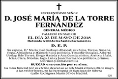 José María de la Torre Fernández